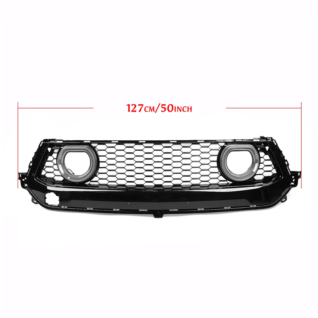 Ford Mustang S650 GT Frontgrill mit LED Hochglanz Schwarz