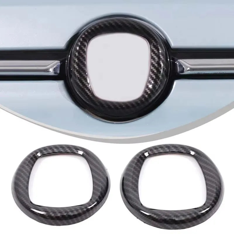 Fiat 500 & Abarth 595 695 Logo Dekorationsring vorne & hinten – ABS