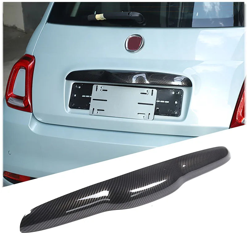 Fiat 500 Zierleisten Set – Emblem, Seitenstreifen & Heckklappe ABS 2010–2023