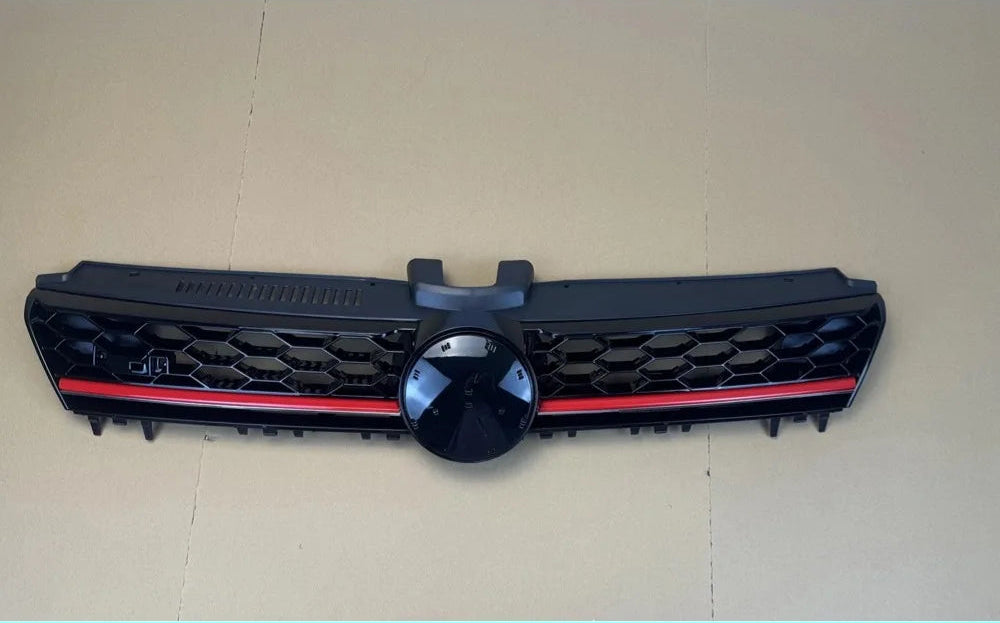 VW Golf 7 MK7 GTI-Style Honeycomb Frontgrill Hochglanz Schwarz