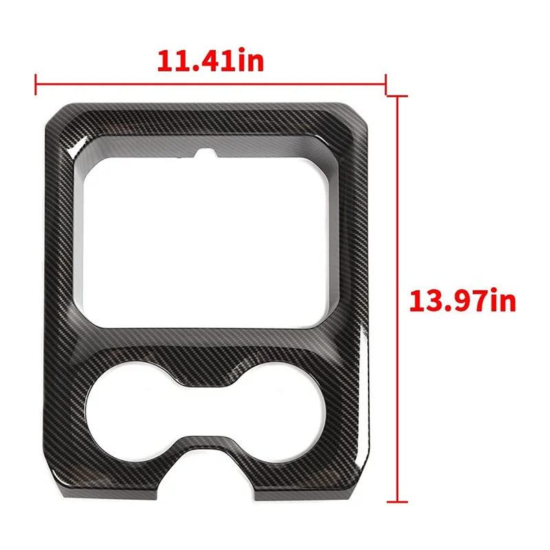 Dodge RAM Becherhalter carbon optik Abmessungen