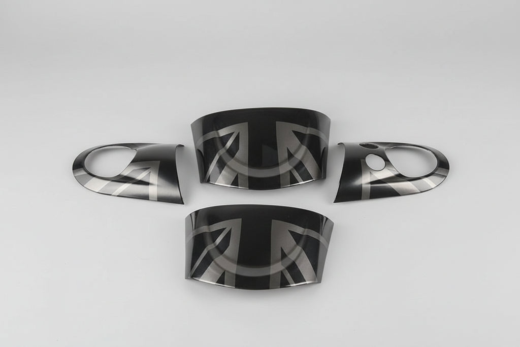 MINI Cooper Lenkrad Panel Abdeckung 3er-Set – Union Jack & Farbvarianten | R55 R56 R57 R58 R59 R60 R61