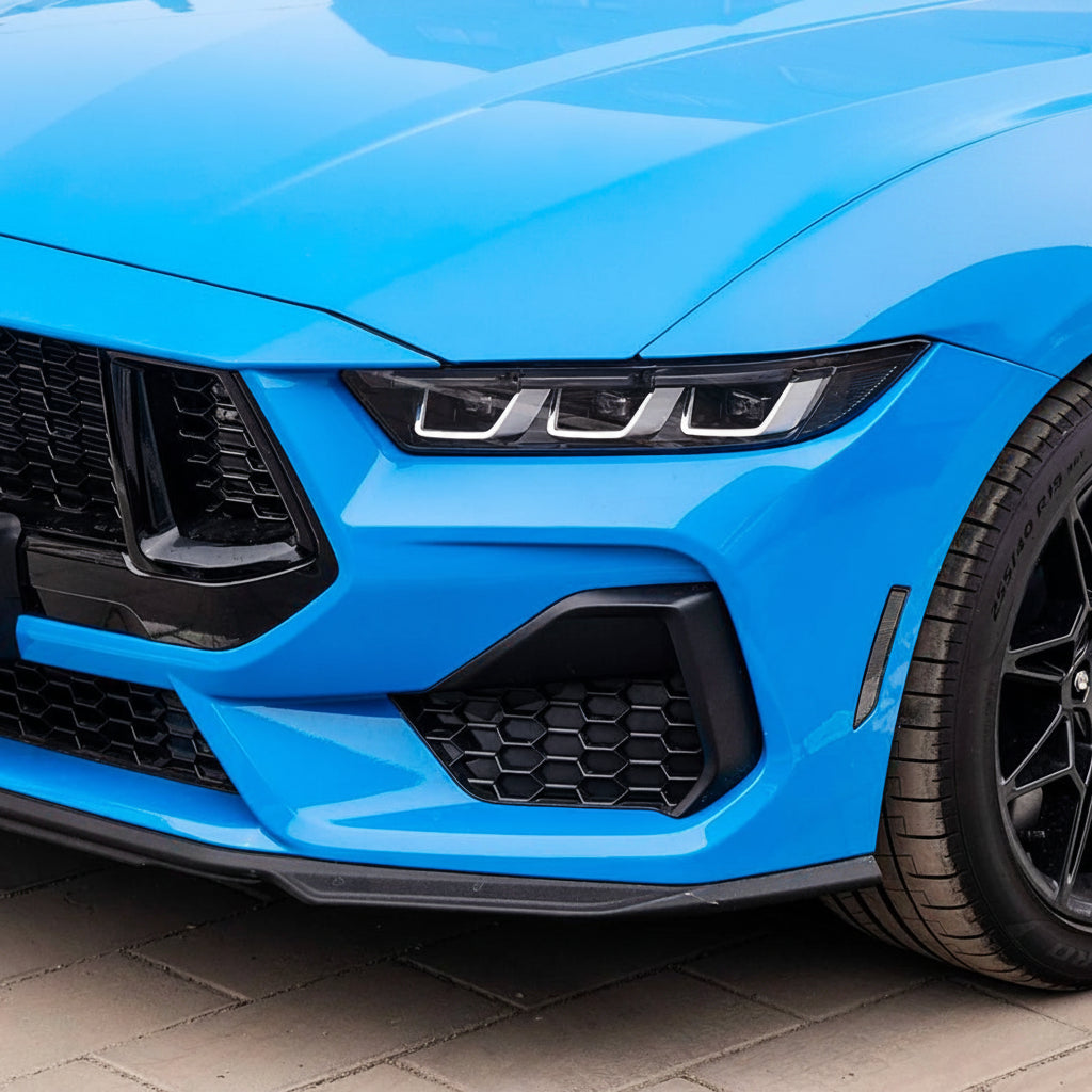 Nebelscheinwerfer Zierblenden Ford Mustang S650 Carbon Optik Hochglanz