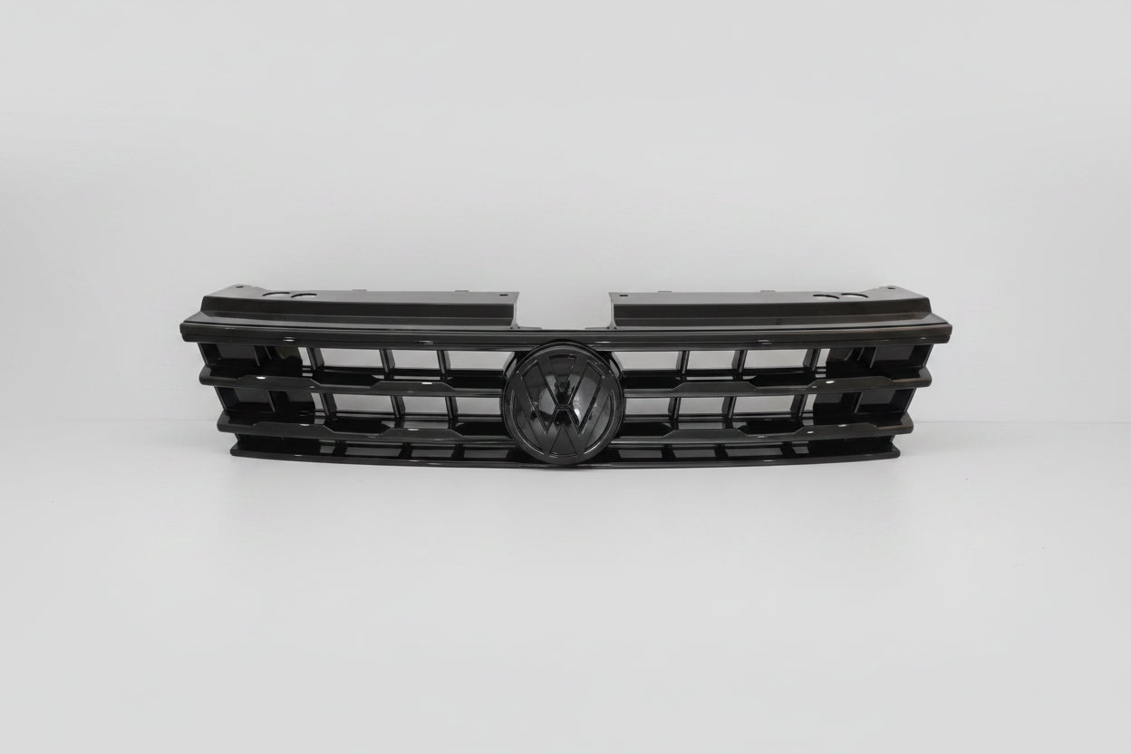 VW Tiguan 2 Frontgrill Hochglanz Schwarz Honeycomb Design Blackstyle