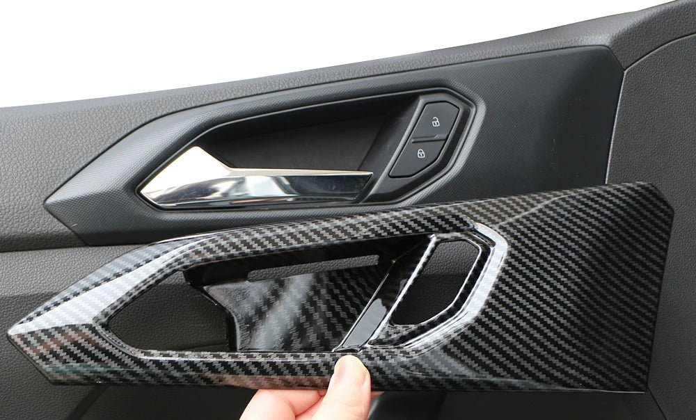 Türgriff Abdeckungen Innen Carbon-Optik für VW T-Cross