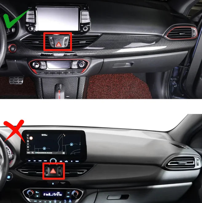 Hyundai i30 Armaturenbrett Cover Zuordnung