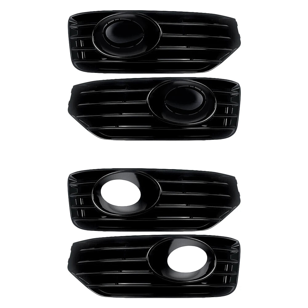 VW Transporter T5 T5.1 Sportline Nebelscheinwerfer Blenden Schwarz Hochglanz