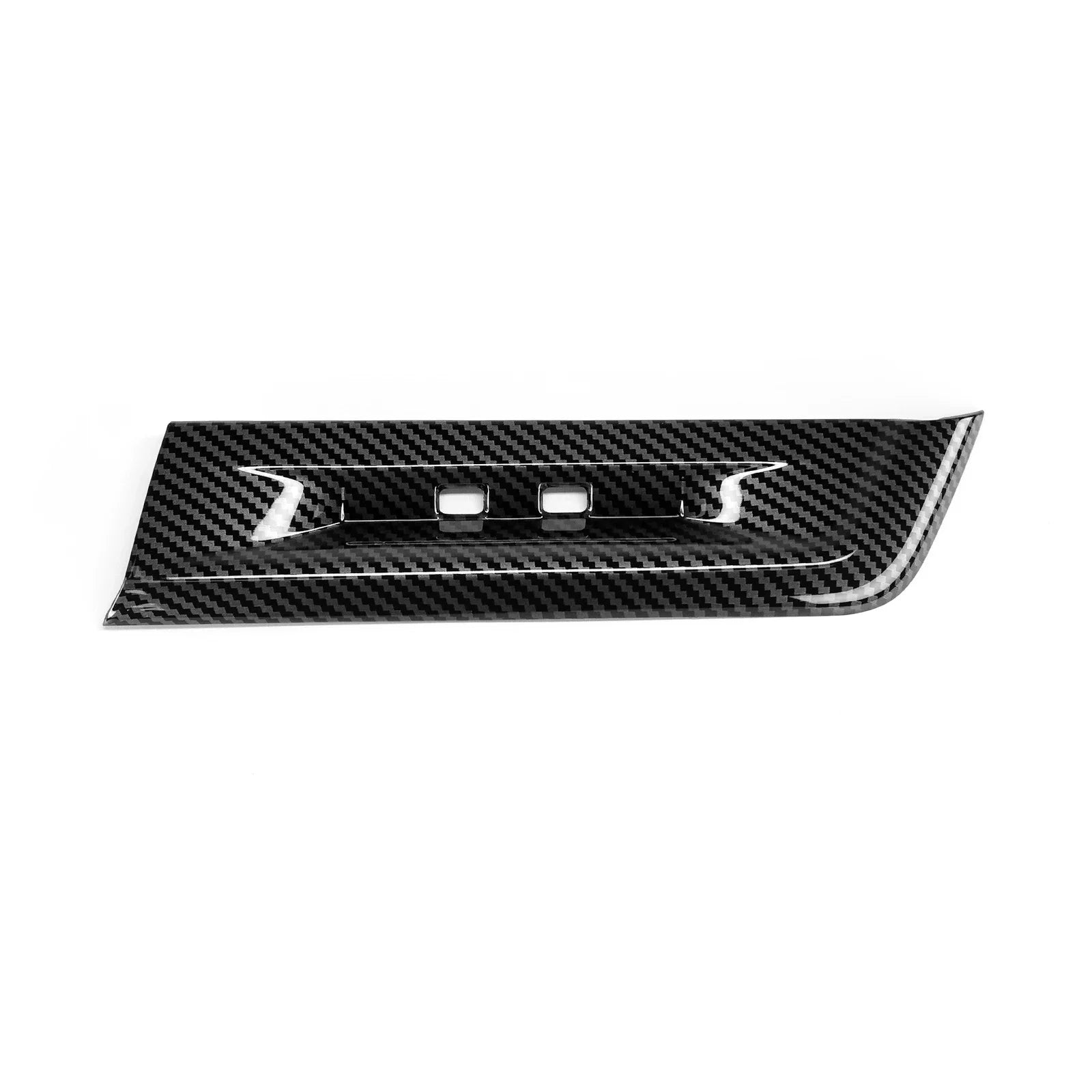 VW Golf 8 – USB Ladeanschluss Zierrahmen Carbon Schwarz