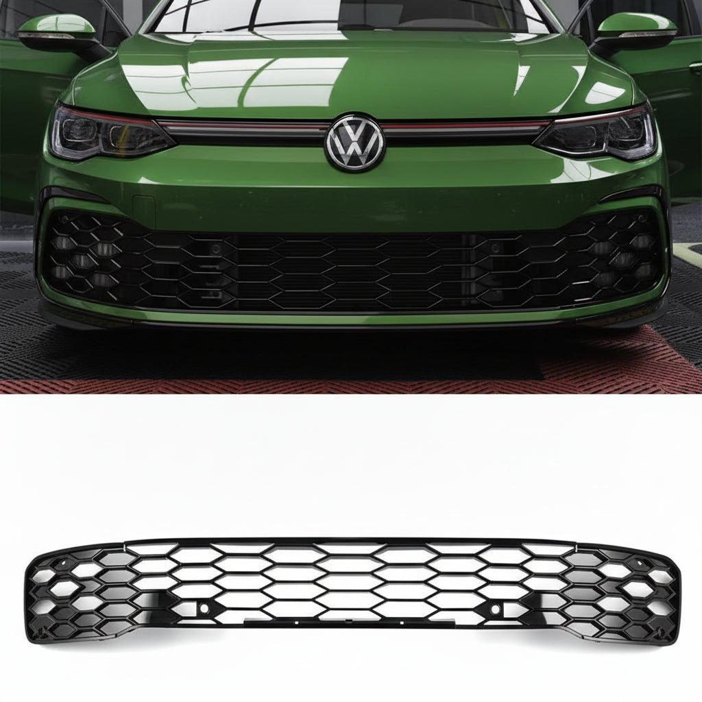 VW Golf 8 MK8 GTI Frontgrill Schwarz Hochglanz
