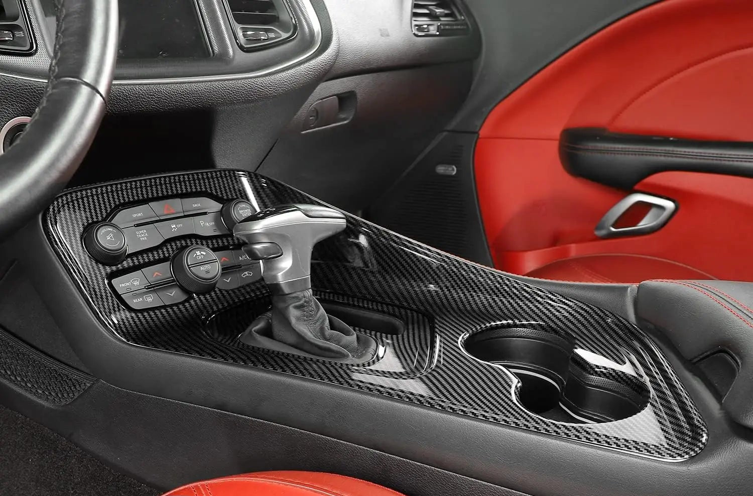Dodge Challenger  Schaltpanel Zierblende Carbon Optik