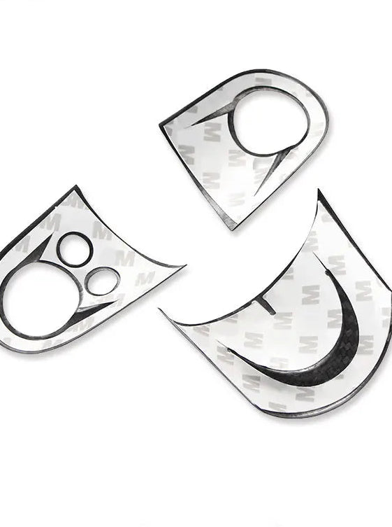 MINI Cooper Lenkrad Carbon Sticker Set 3-teilig – R55 R56 R57 R58 R59 R60 R61