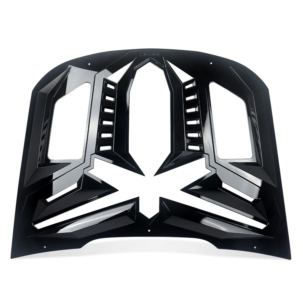 Ford Mustang – Heckscheiben Louver Hochglanz Schwarz (Black Mamba Style)