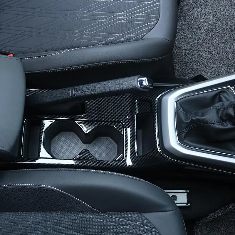 VW T-Cross Abdeckung Mittelkonsole Becherhalter Carbon Optik