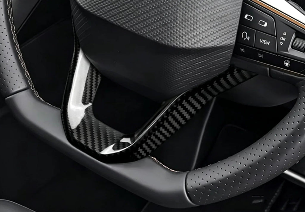 Seat / Cupra – Lenkrad Zierblende U-Form Carbon / Kupfer