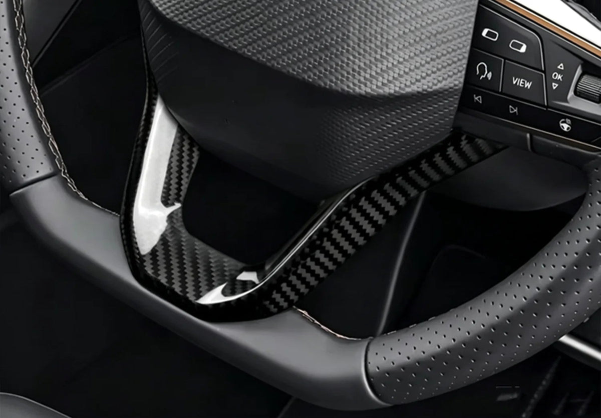 Seat / Cupra – Lenkrad Zierblende U-Form Carbon / Kupfer
