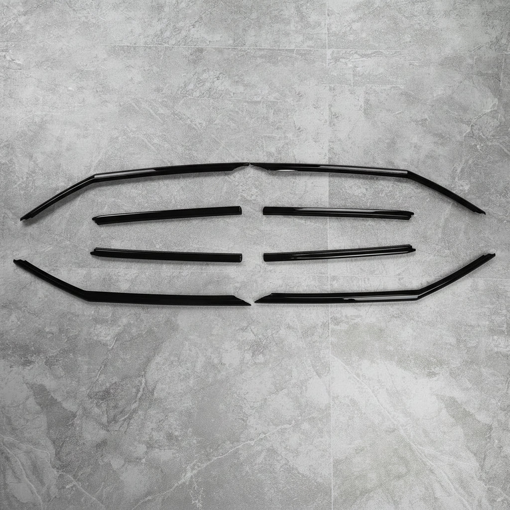 VW Passat B8.5 Facelift Frontgrillleisten Set Hochglanz Schwarz