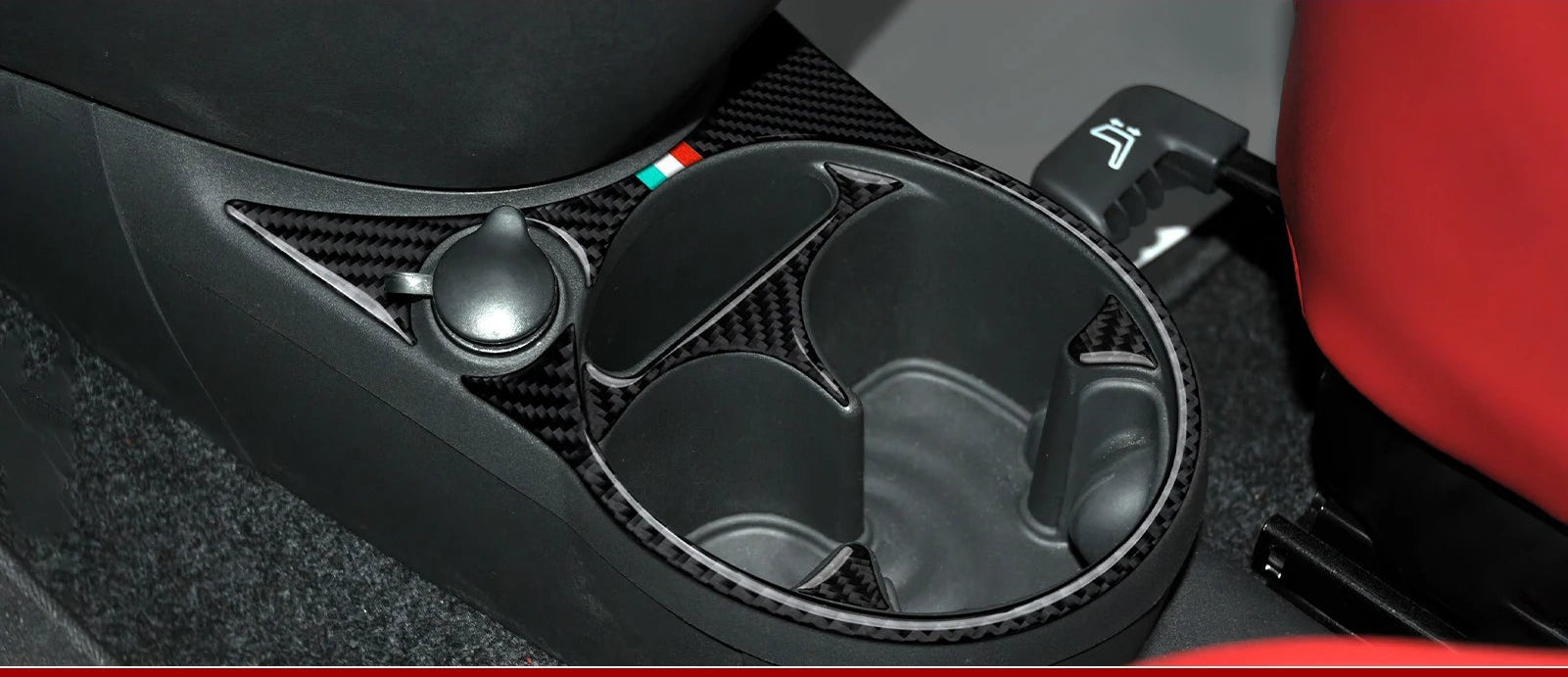 Fiat 500 Abarth 595 695 Innenraum Carbon Look Cover Set