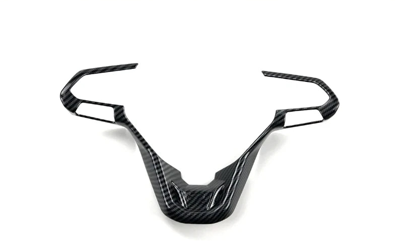 Lenkrad Zierblende Abdeckung Carbon Optik für VW ID.3 ID.4 ID.5 ID.7, Golf, T-Roc, Passat, Touareg u.v.m. 2025+