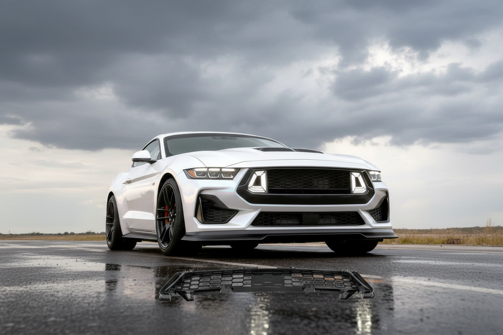Ford Mustang S650 GT Unterer Frontgrill RTR-Style Schwarz