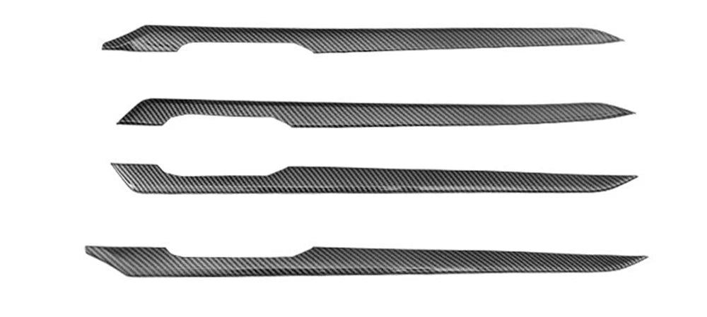 VW Golf 8 Türgriff Mulden Abdeckungen Schwarz Hochglanz Carbon Optik