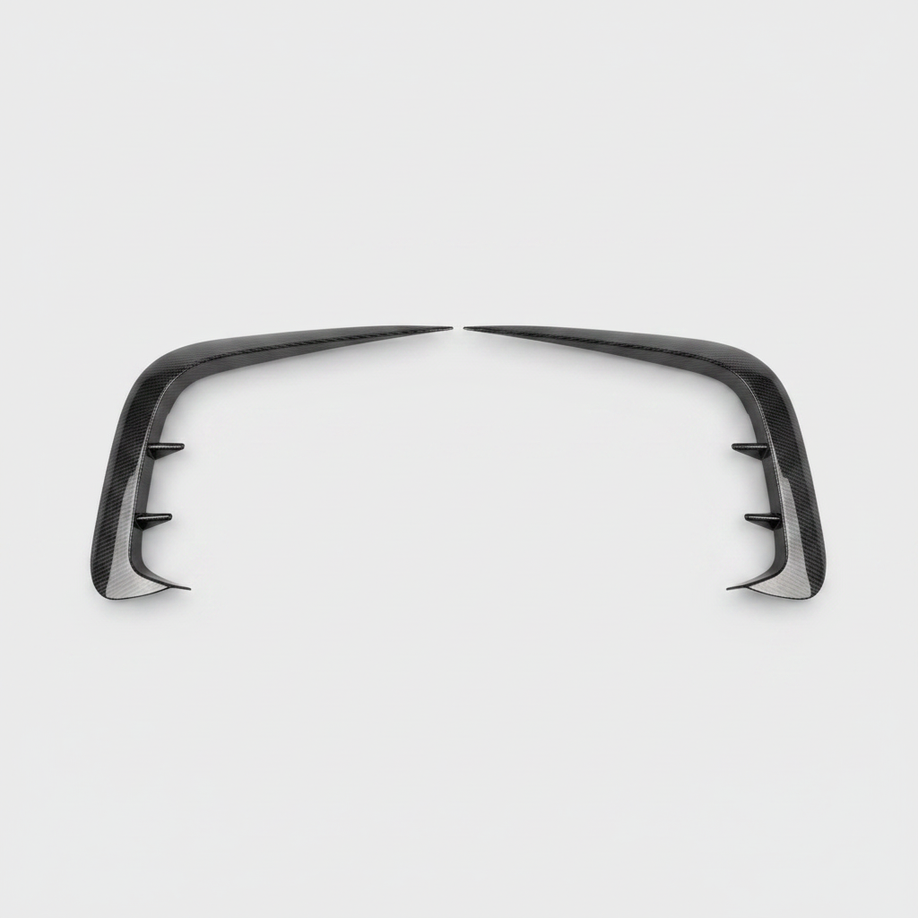 Nebelscheinwerfer Zierblenden Ford Mustang S650 Carbon Optik Hochglanz