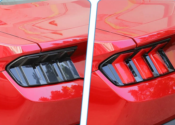 Rückleuchten Schutzblenden Smoked Black für Ford Mustang