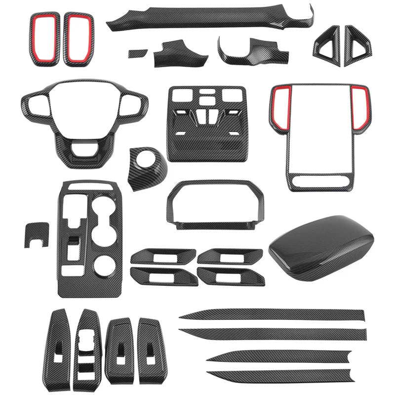 Ford Ranger Wildtrak T9 – Innenraum Zierblenden Carbon-Optik