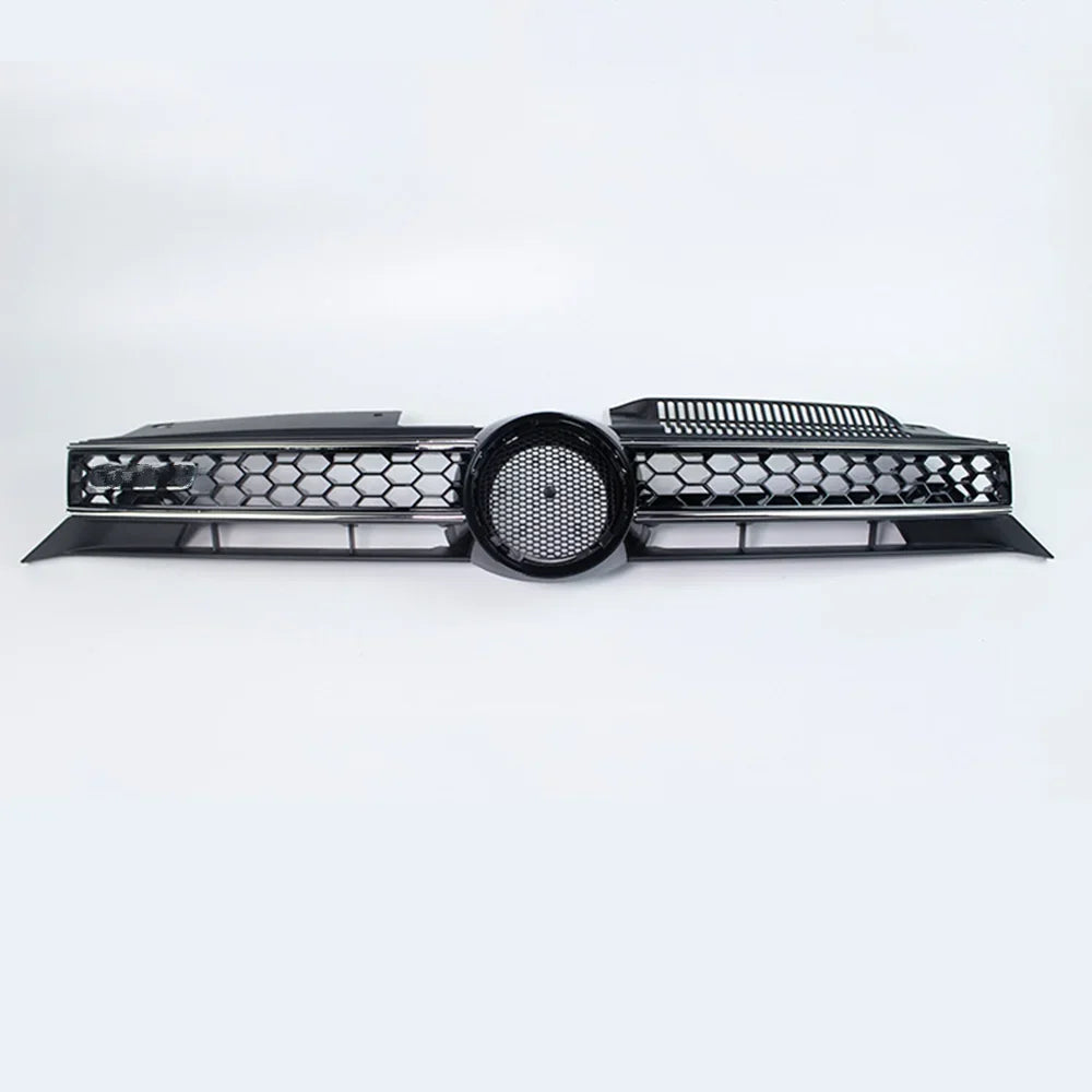 VW Golf 6 MK6 Honeycomb Frontgrill Schwarz Hochglanz