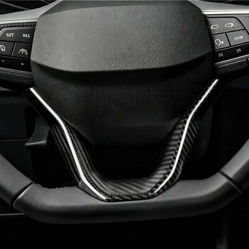 Seat / Cupra – Lenkrad Zierblende U-Form Carbon / Kupfer