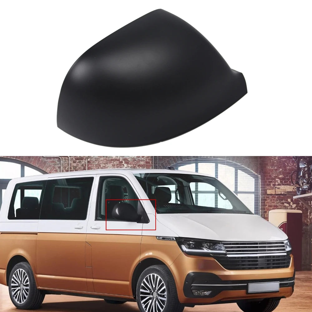 VW T5 T6 Spiegelkappen Schwarz Matt