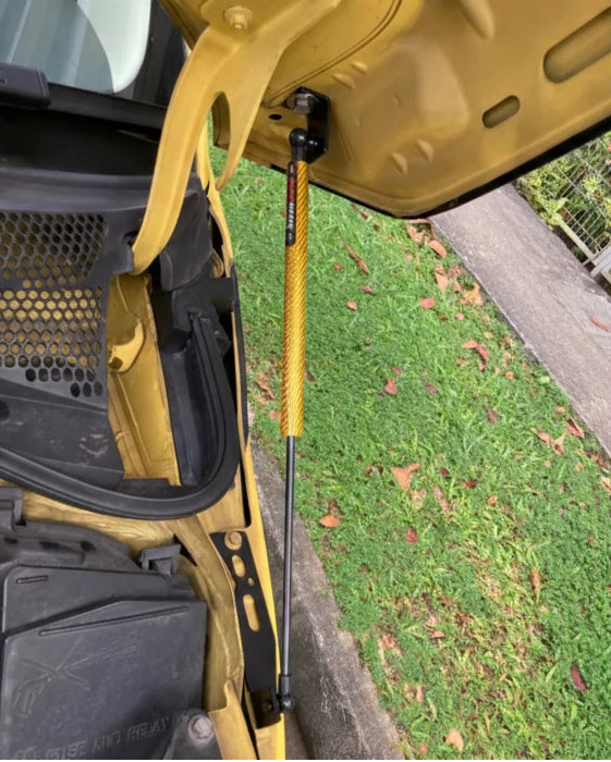 Fiat 500 Motorhauben Gasdruckfedern Haubenlift – Carbon Optik