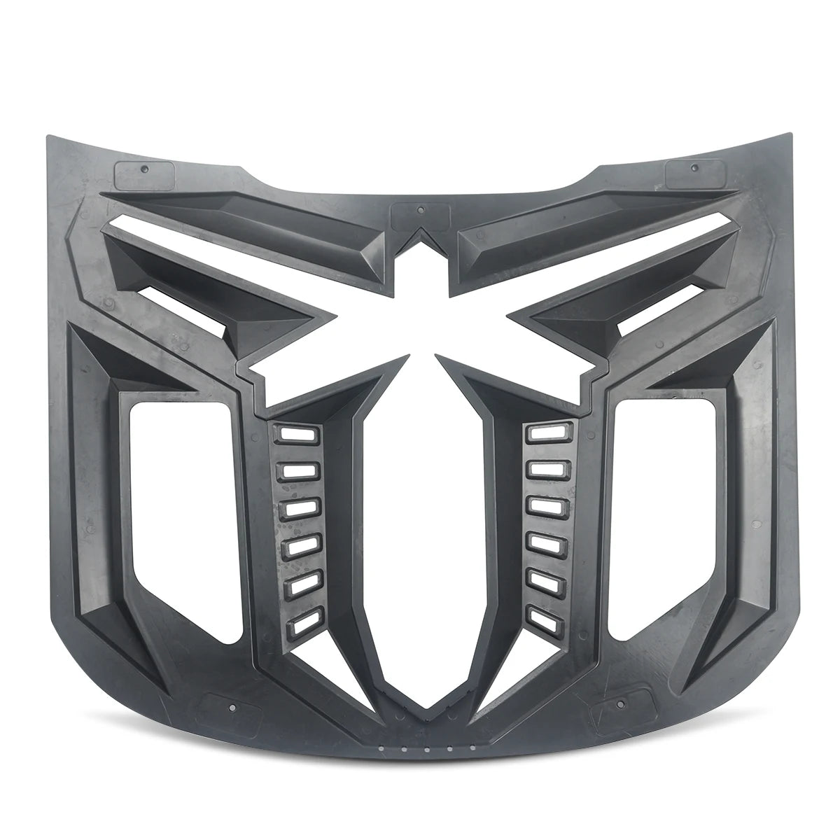 Ford Mustang – Heckscheiben Louver Hochglanz Schwarz (Black Mamba Style)