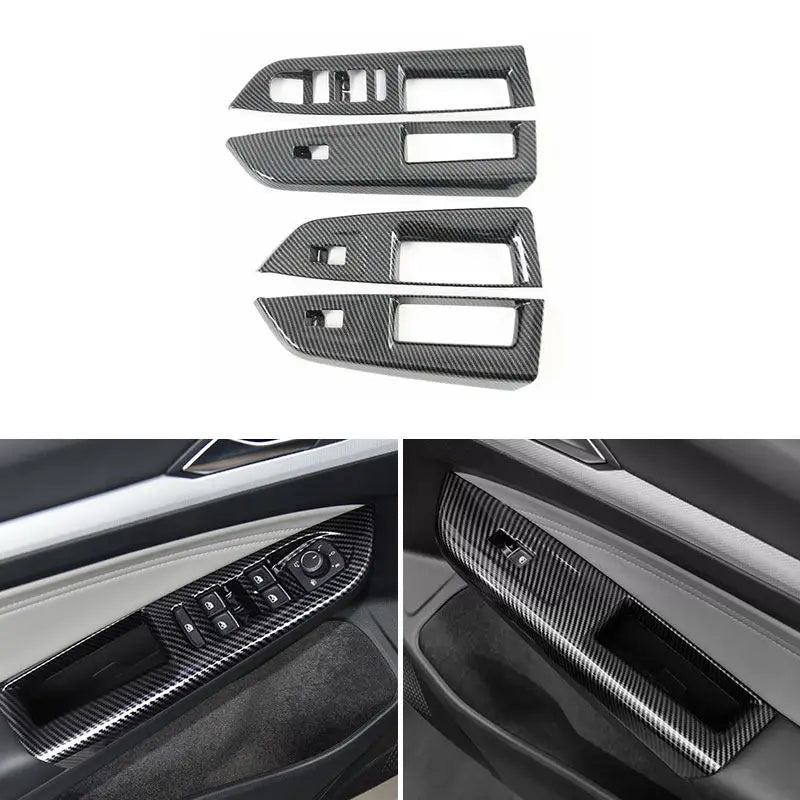 Fensterheber Schalter Abdeckung Carbon Optik für VW Golf 8 GTI GTD R