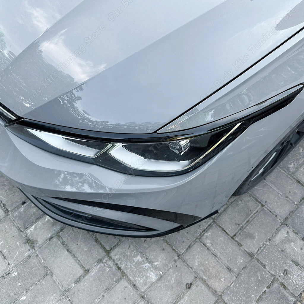 VW Golf 8 GTI Scheinwerfer Blenden Seitenansicht
