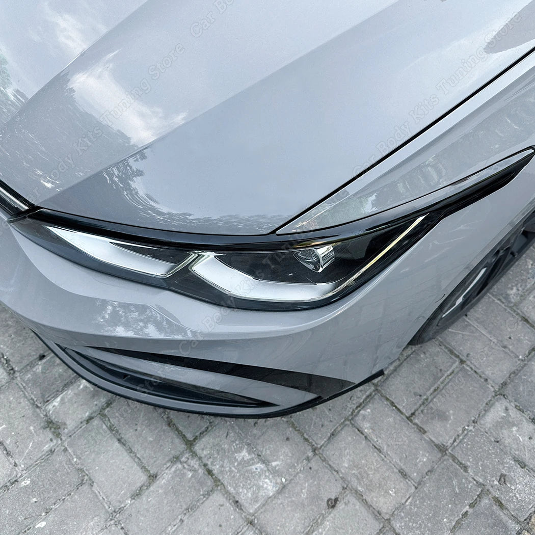 VW Golf 8 GTI Scheinwerfer Blenden Seitenansicht
