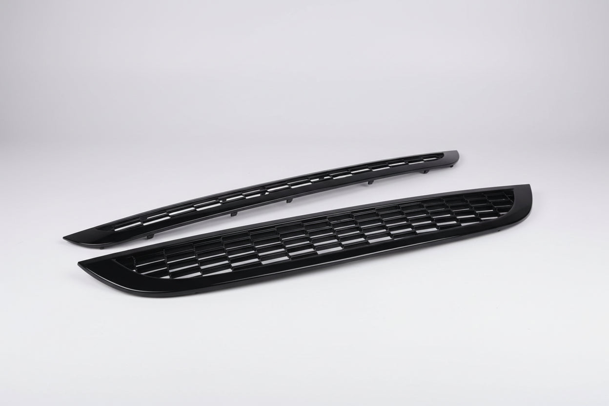 Mini Kühlergrill Set Hochglanz Schwarz Honeycomb R50 R52 R53