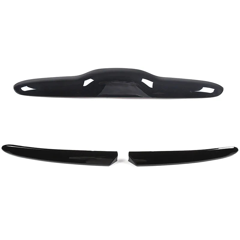 Fiat 500 Zierleisten Set – Emblem, Seitenstreifen & Heckklappe ABS 2010–2023