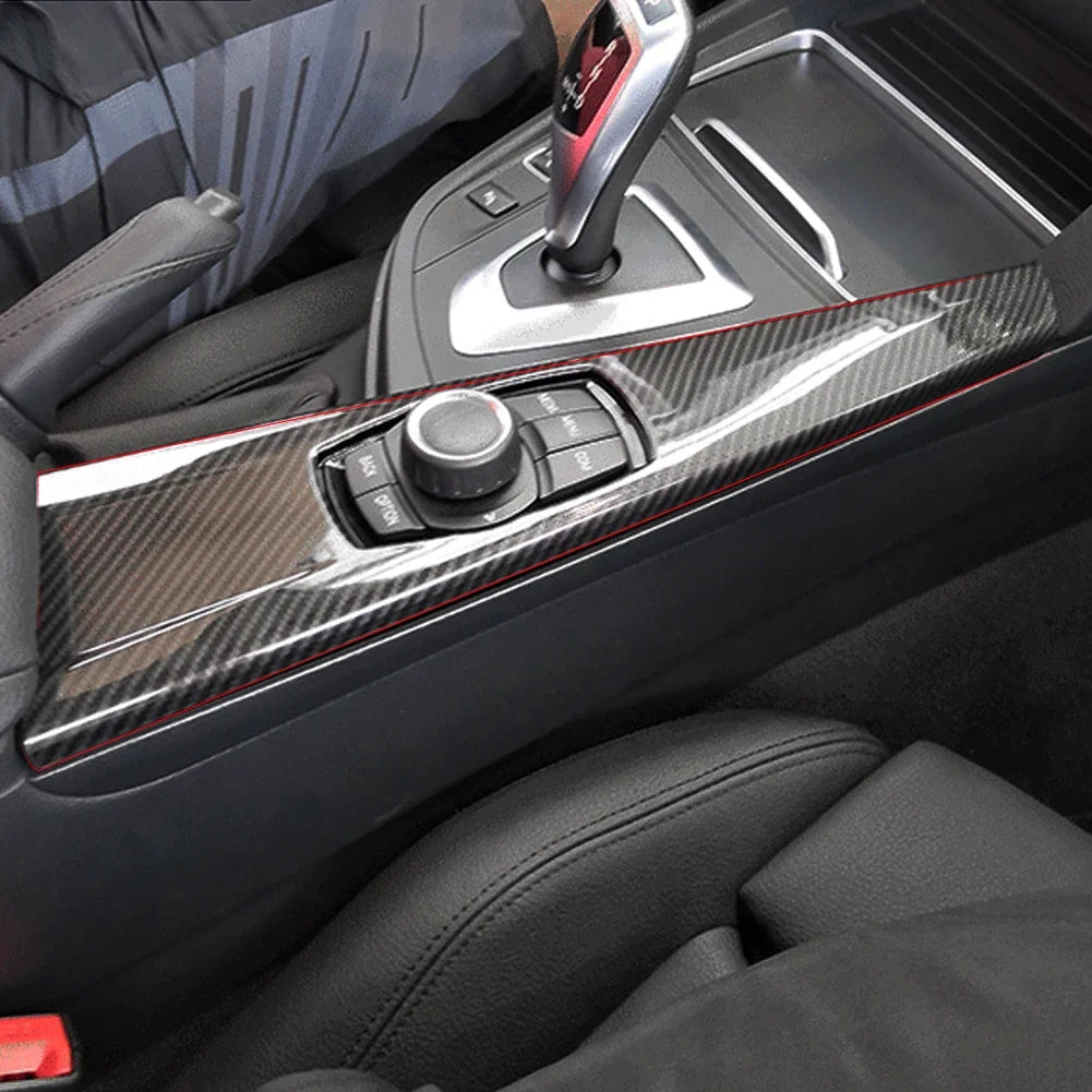 BMW 3er & 4er Schaltpanel-Zierblende Mittelkonsole  Schwarz Carbon-Optik