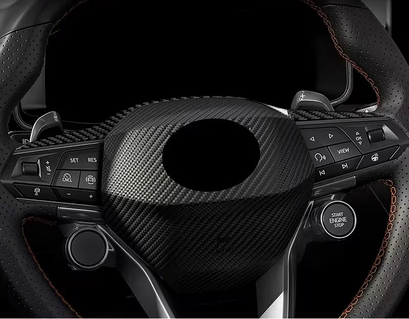 Seat / Cupra – Lenkrad Zierblende Carbon-Optik / Kupfer