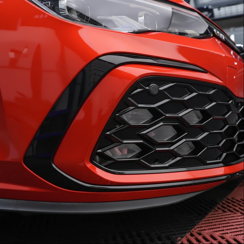 VW Golf 8 MK8 GTI Frontgrill Schwarz Hochglanz