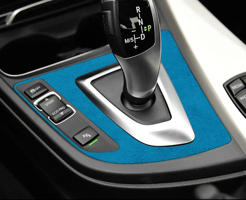 BMW F30 F34 F36 Schaltpanel Folie Abdeckung Top Alcantara Optik