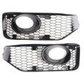 VW Transporter T5 T5.1 Sportline Nebelscheinwerferblenden Hochglanz Schwarz