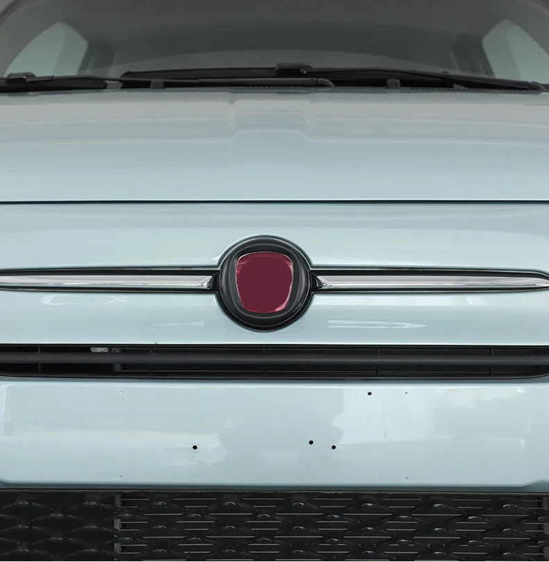 Fiat 500 & Abarth 595 695 Logo Dekorationsring vorne & hinten – ABS