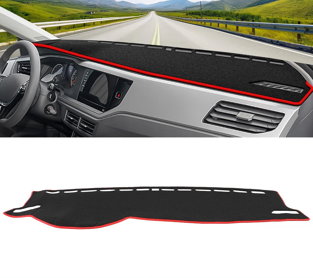 VW Polo AW– Armaturenbrett Schutzabdeckung Flanell Schwarz