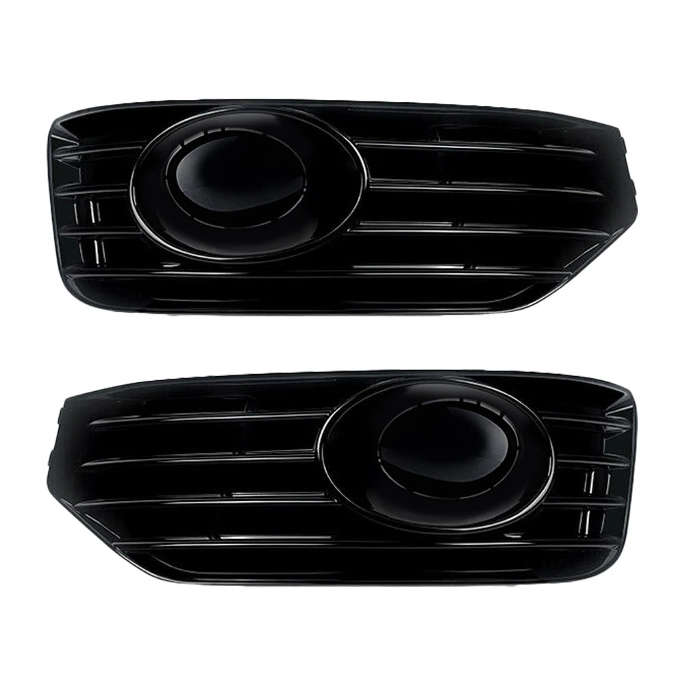 VW Transporter T5 T5.1 Sportline Nebelscheinwerfer Blenden Schwarz Hochglanz