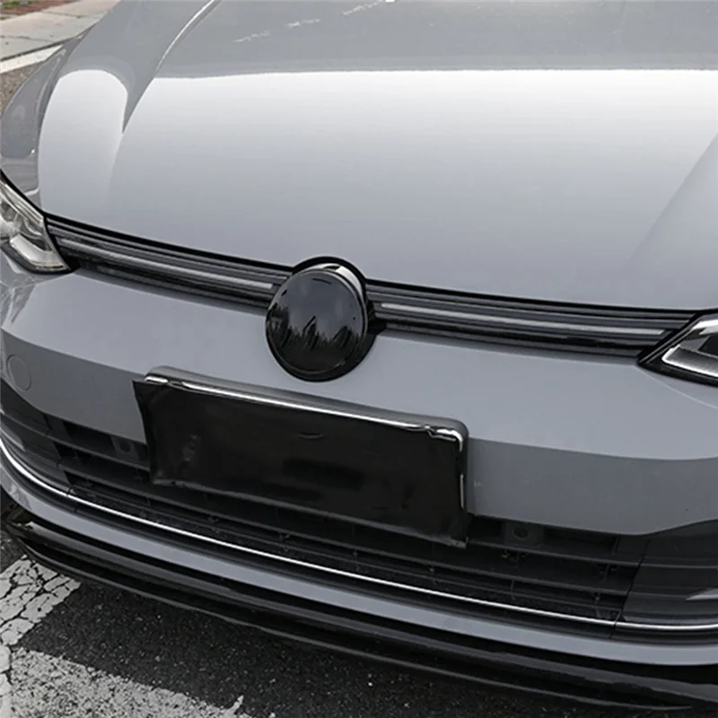 VW Golf 8 MK8 Kühlergrill Streifen Set  Hochglanz Schwarz