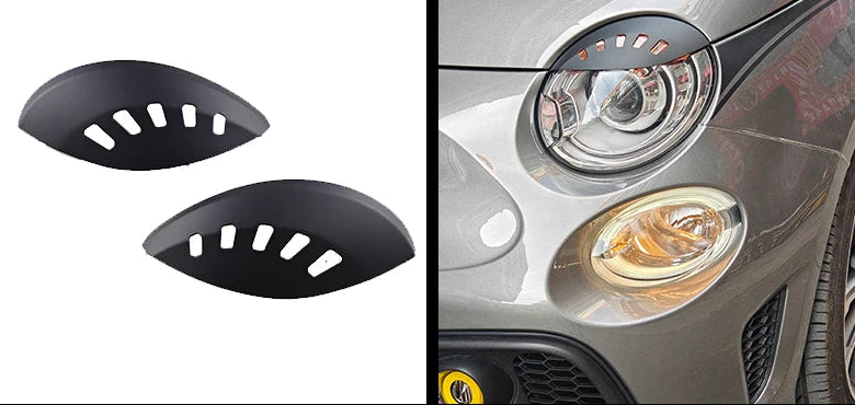 Fiat 500 Abarth 595 695 Scheinwerfer Abdeckungen