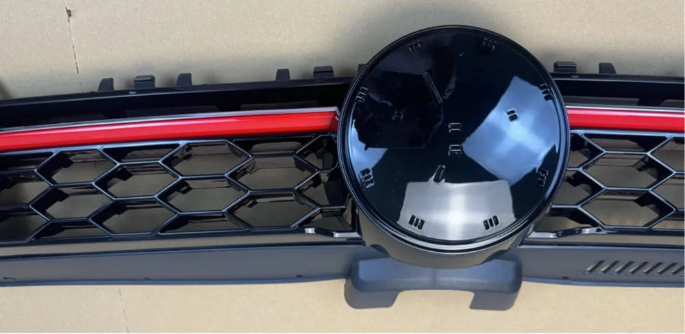 VW Golf 7 MK7 GTI-Style Honeycomb Frontgrill Hochglanz Schwarz
