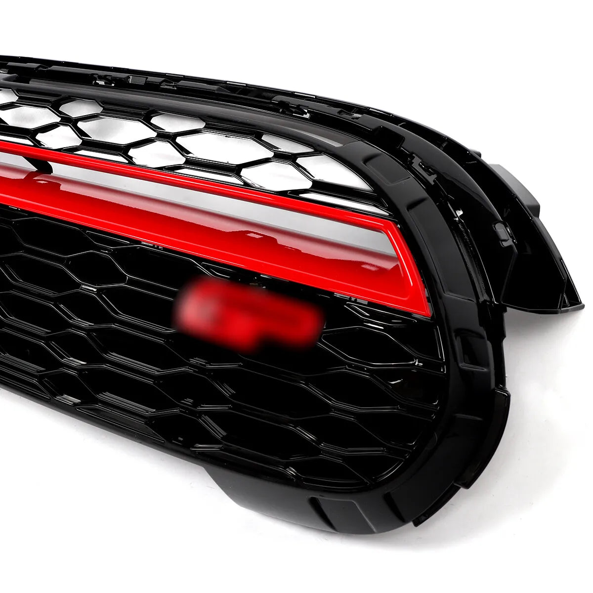 MINI GP Style Frontstoßstangen Kühlergrill Schwarz Rot F55 F56 F57