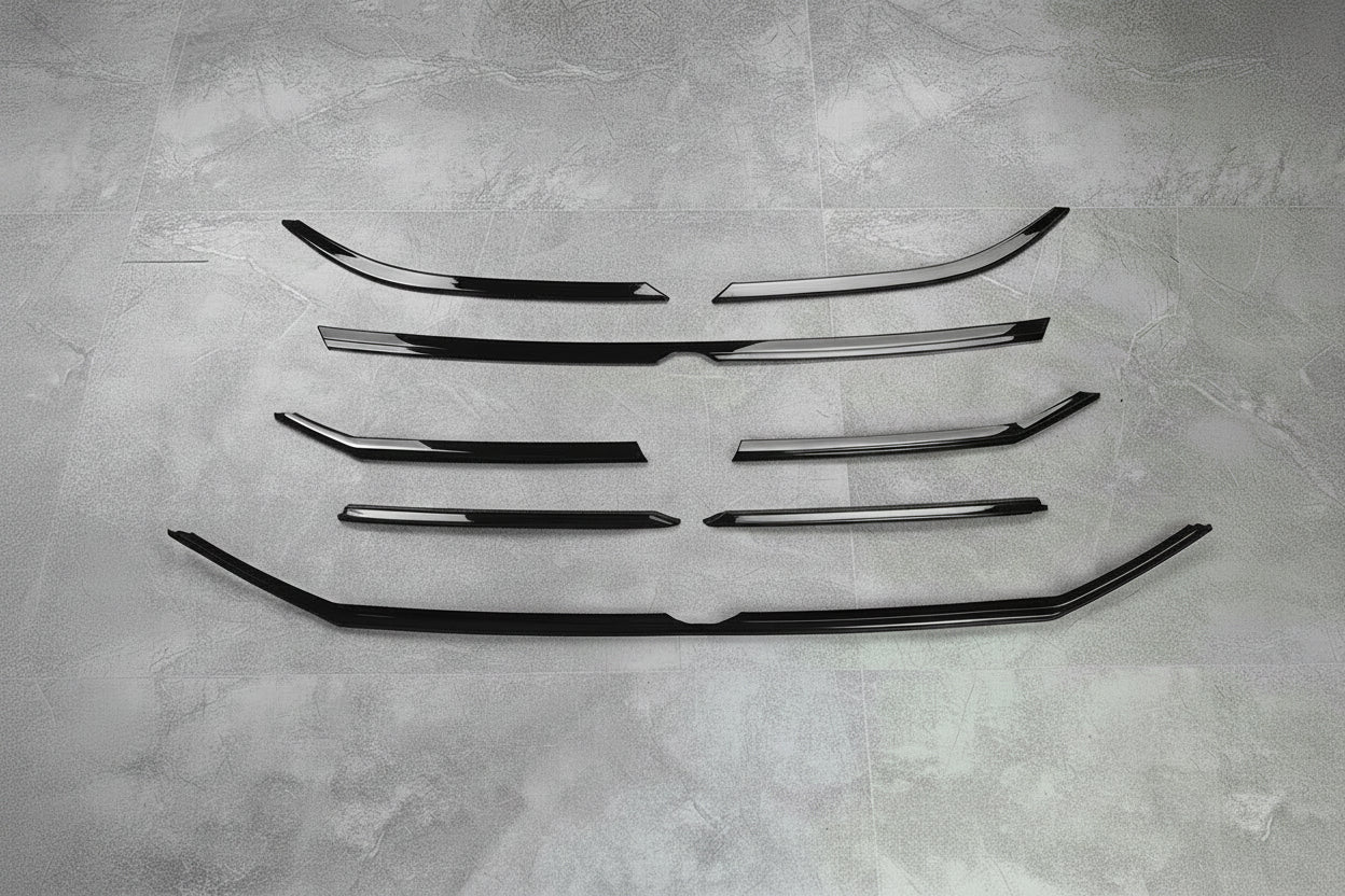 VW Passat B8.5 Facelift Frontgrillleisten Set Hochglanz Schwarz